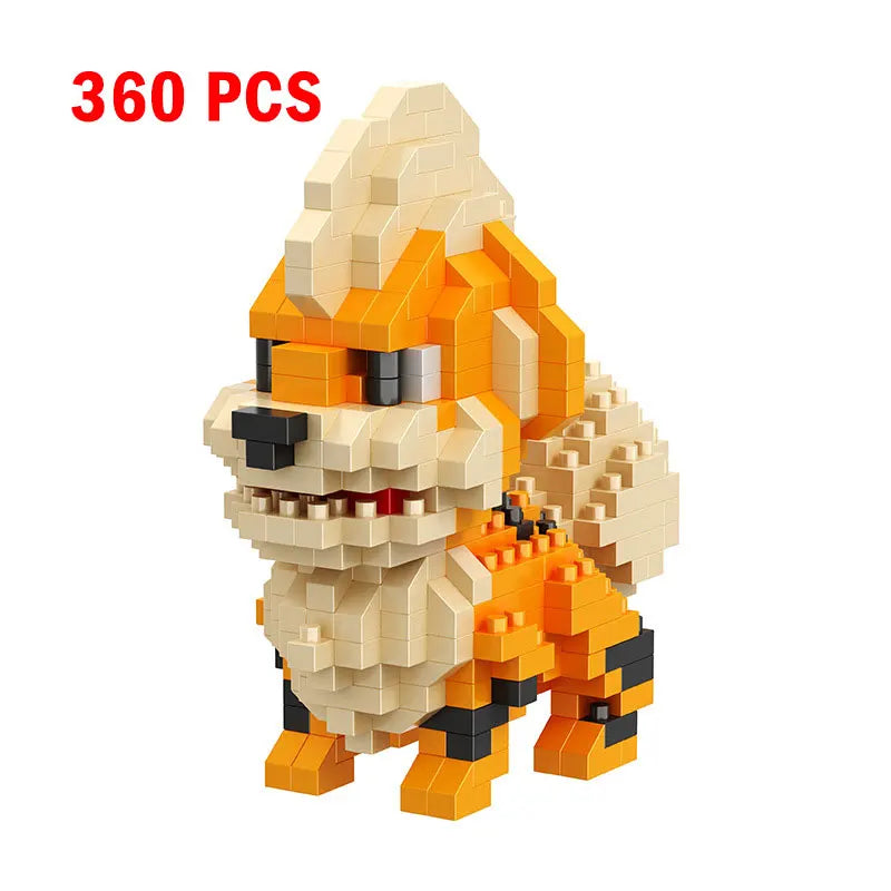 Pokemon Small Building Pokemon Nanoblock Cartoon Pikachu Animal Model Education Game Graphics Pokemon Toys For Kids Birthday