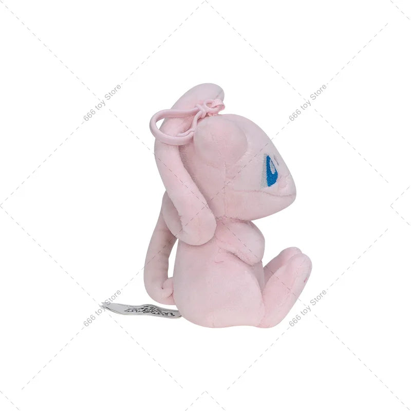 Original Pokemon Plush Toy Pendant Keychain Bulbasaur Eevee Squirtle Jigglypuff Mew Stuffed Toys Gifts for Kids Birthday