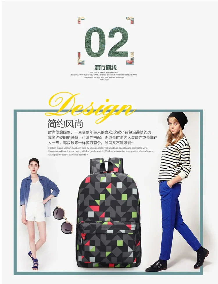 Cute Animal Capybara Print Black Backpack Teenager Student Schoolbag Boys Girls Gift