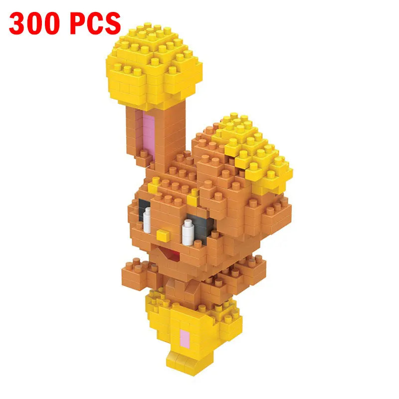 Pokemon Small Building Pokemon Nanoblock Cartoon Pikachu Animal Model Education Game Graphics Pokemon Toys For Kids Birthday