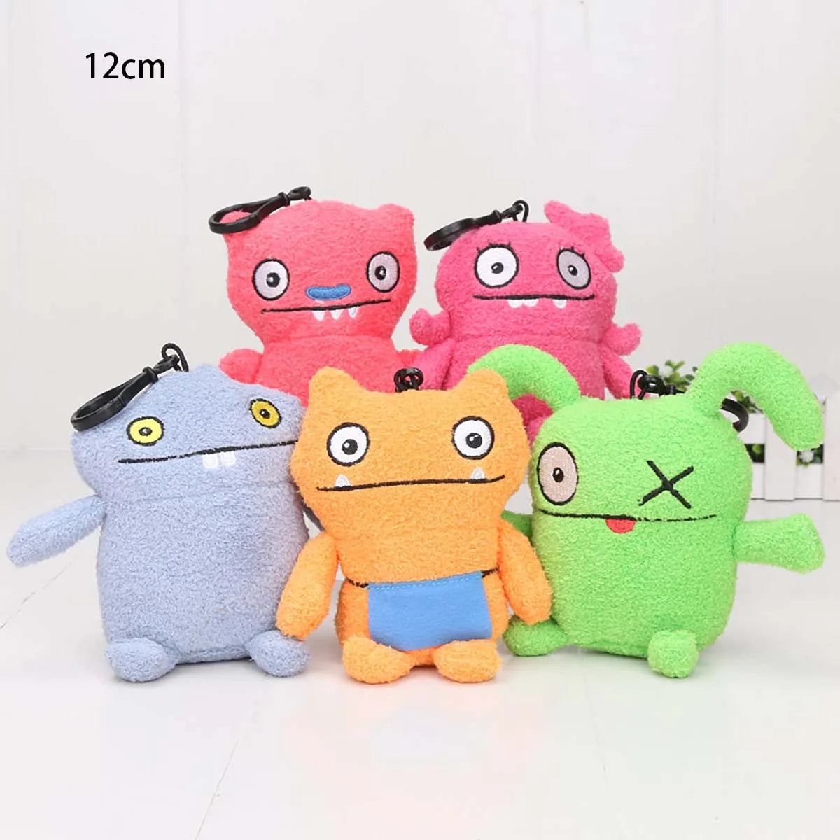 12cm Uglydoll Plush Toys Pendant,18cm Cute Funny Stuffed Animal Toys,Plush Keychain Keyring Dolls,Personal Decoration,Kids Gift