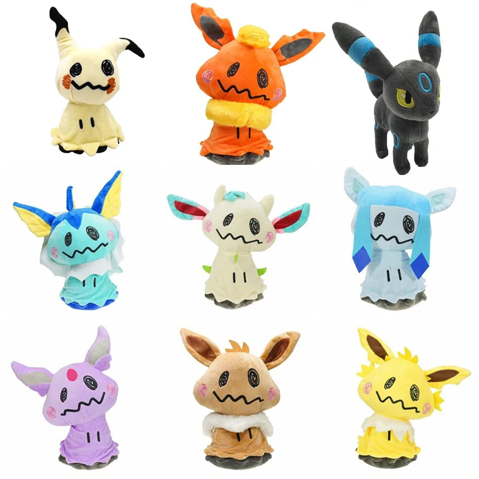Mimikyu Plush Toy* Eevee Stuffed Doll Pokemoned Flareon Vaporeon Jolteon Espeon Umbreon Glaceon Leafeon Sylveon Gifts For Kids