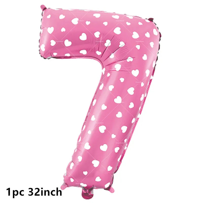 My Little Pony Foil Balloon Happy Birthday Latex Ballon Banner Party Decoration Cake Topper Supplies Backdrop Disposable Kid Toy