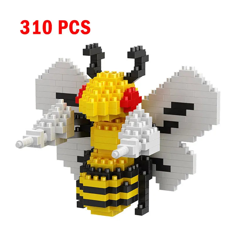 Pokemon Small Building Pokemon Nanoblock Cartoon Pikachu Animal Model Education Game Graphics Pokemon Toys For Kids Birthday
