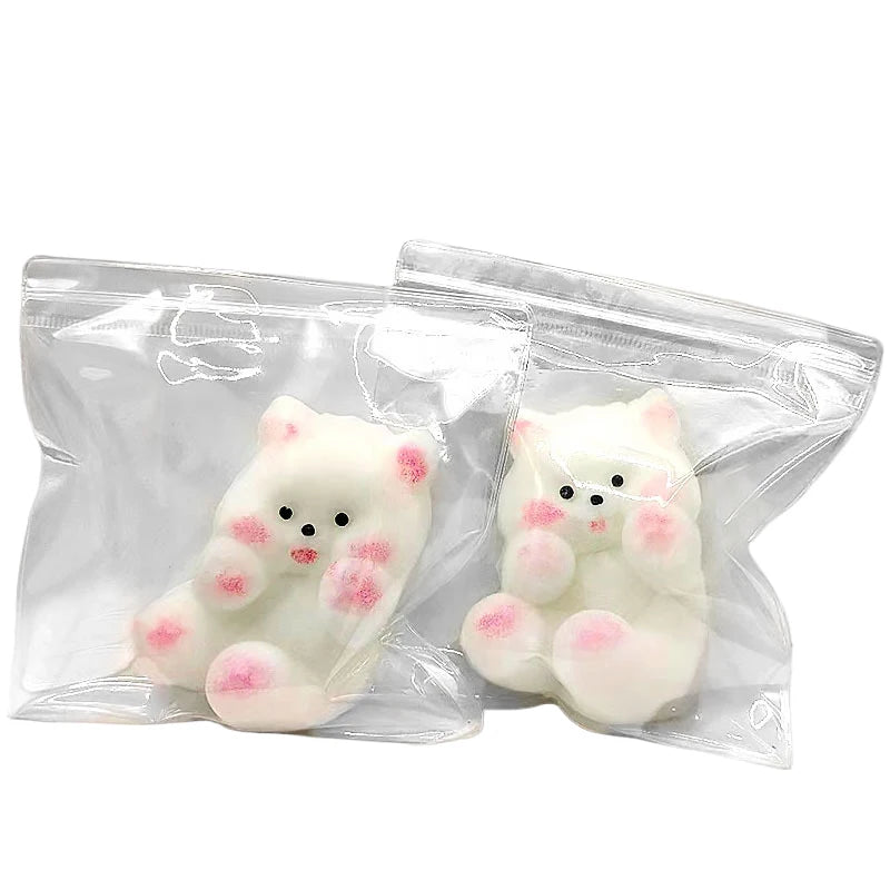 Kawaii Plush Bunny Fidget Toys Stress Relief Squeeze Irritability Fingertip Toys Adult Kids Toys Gifts