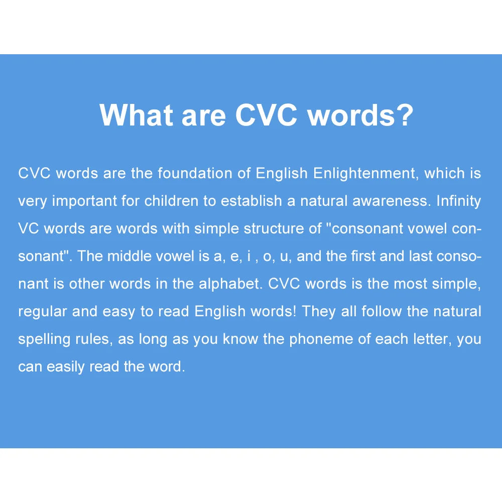 2books English CVC Words Phonics Workbook Language Arts Skills book for Kids children read & match & sound & sentence Worksheet