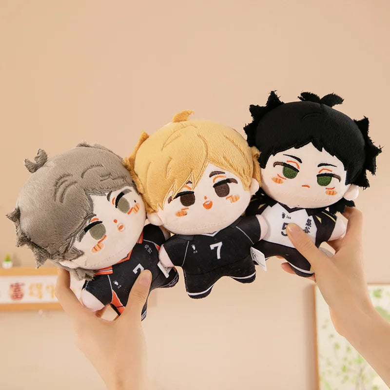 20cm Kawaii Haikyuu Plush Toy Volleyball Stuffed Anime Doll Hinata Shoyo Tobio Kageyama Yu Nishinoya for Fans Kids Birthday Gift
