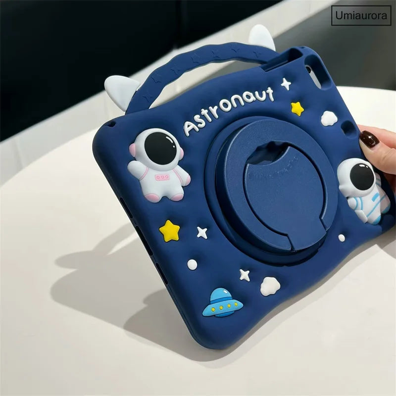 Cartoon Kids Cases For Huawei Matepad Pro 11 10.8 10.4 T10 T10S Mediapad T5 M5 Lite 8.0 10 10.1 Tablet Silicon Cover Stand Funda