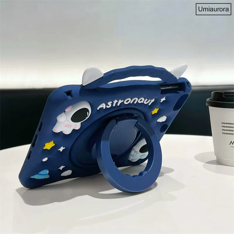 Cartoon Kids Cases For Huawei Matepad Pro 11 10.8 10.4 T10 T10S Mediapad T5 M5 Lite 8.0 10 10.1 Tablet Silicon Cover Stand Funda