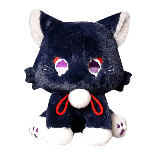 Cute Anime Genshin Impact Scaramouche Cat Cute Plush Doll Wanderer Pet Cosplay Stuffed Pillow Toy Birthday Gift