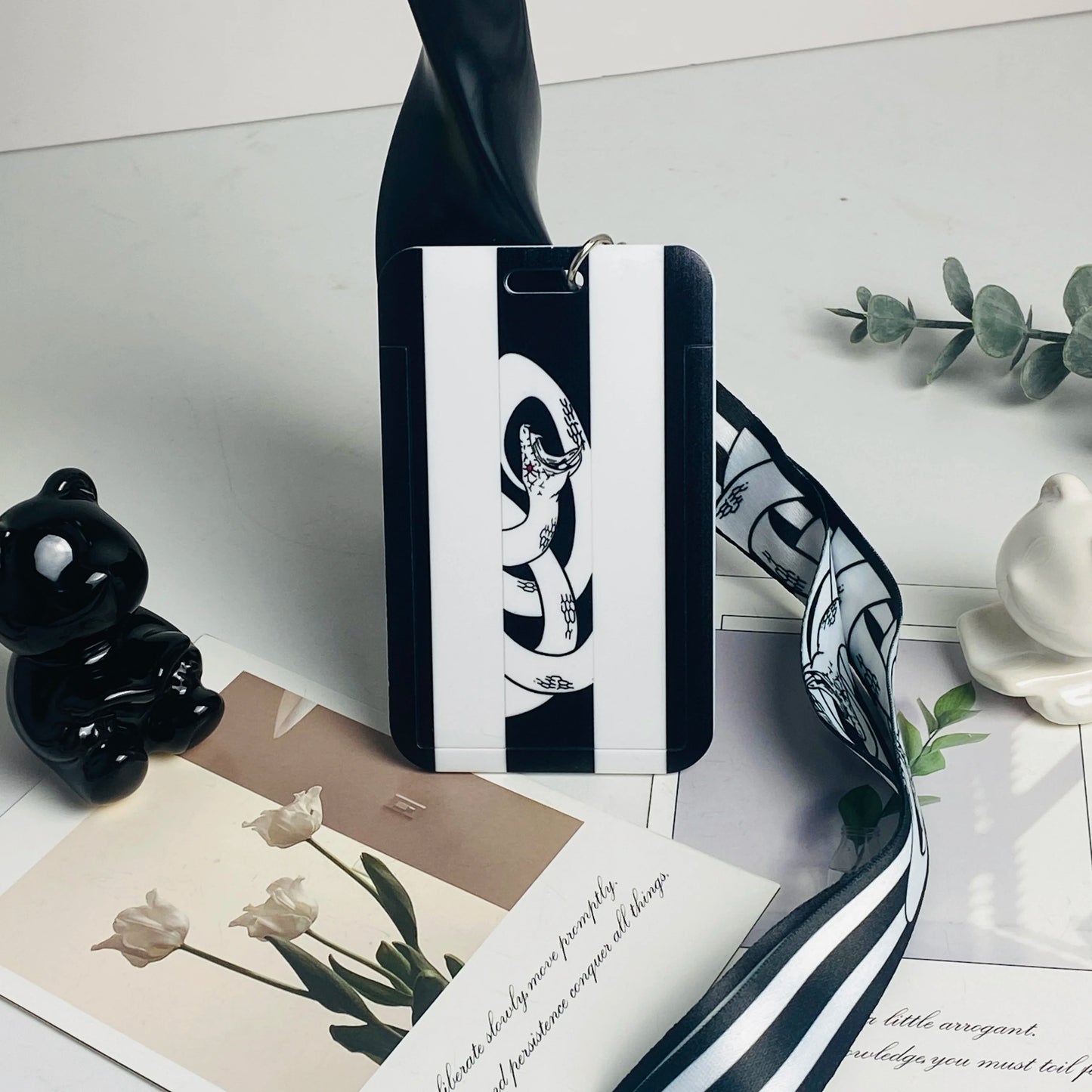 Anime Card Holder Neck Strap Lanyard Keychain ID Bus Credit Card Pass Hang Rope Lariat Keyrings Lanyard Accessories