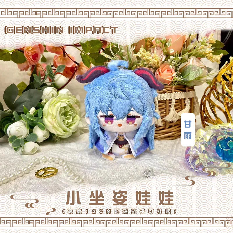 Genshin Impact Plush Wriothesley Neuvillette Kaveh Xiao Furina Lyney Arlecchino Gaming Tighnari Dolls Bag Pendant Keychain Gift