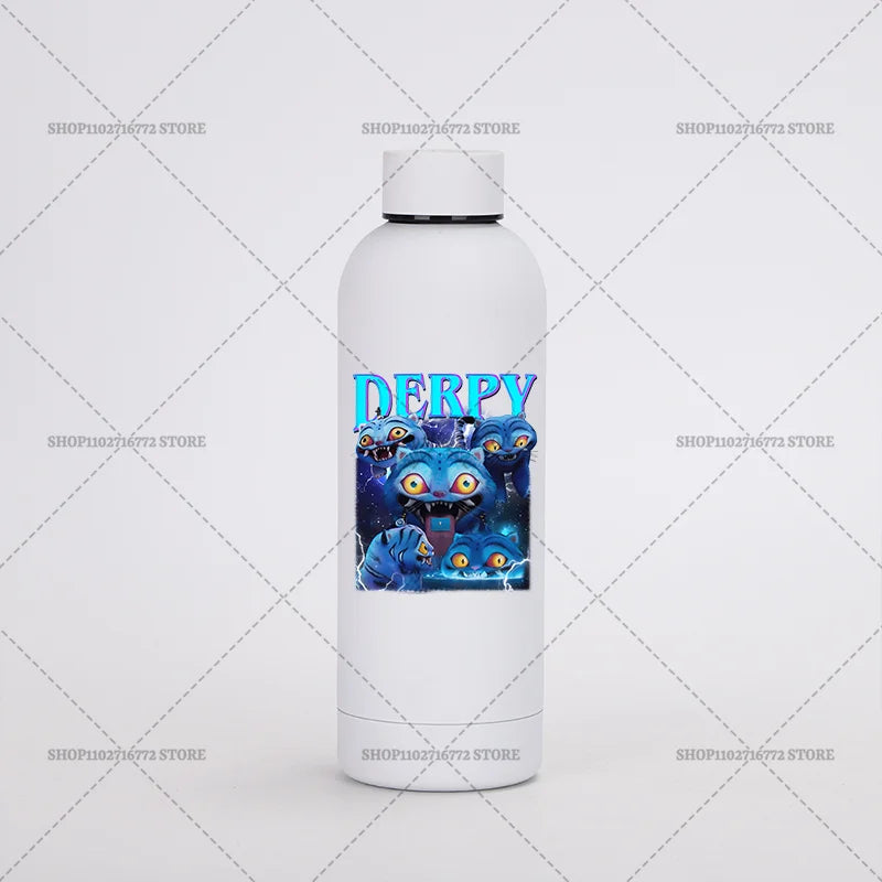 KPop Demon Hunters Kids Sports Water Cup Cute Anime Women Drinking Bottles Huntrix Rumi Zoey Cartoon Print Bottle Birthday Gift