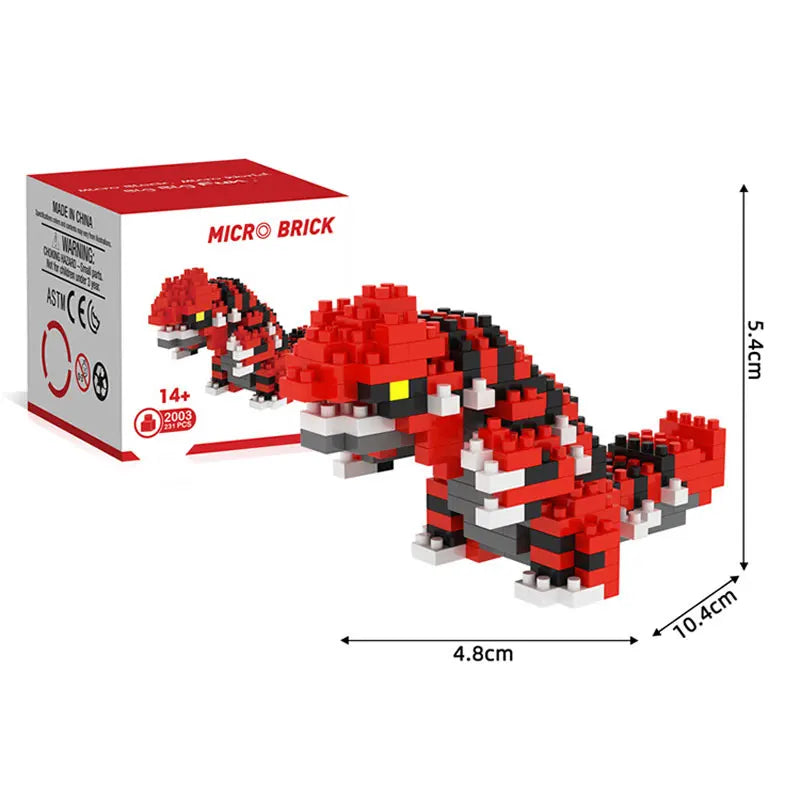 Pokemon Small Building Pokemon Nanoblock Cartoon Pikachu Animal Model Education Game Graphics Pokemon Toys For Kids Birthday