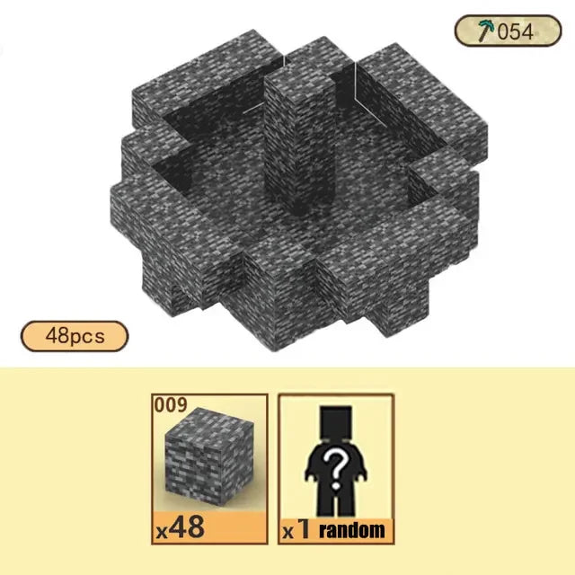 Magnetic Building Blocks Mine Cube Magnet World Set for Boy Girl Kid Age 3+ DIY Model Children Stem Montessori Sensory Toy