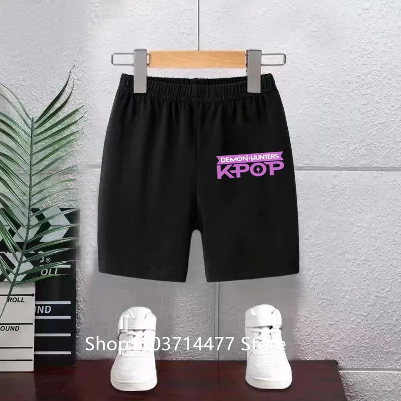 Children's Clothing KPop Demon Hunters Fans Gifts Kids Clothes Fashion Casual Tops 2025 Hot Movie Soft Baby Girls T Shirt