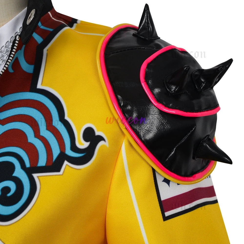 2025Demon Hunters Huntrix Rumi Cosplay KPOP Group Stage Cosplay Print Pattern Uniform Halloween Party Sexy Outfit For Woman