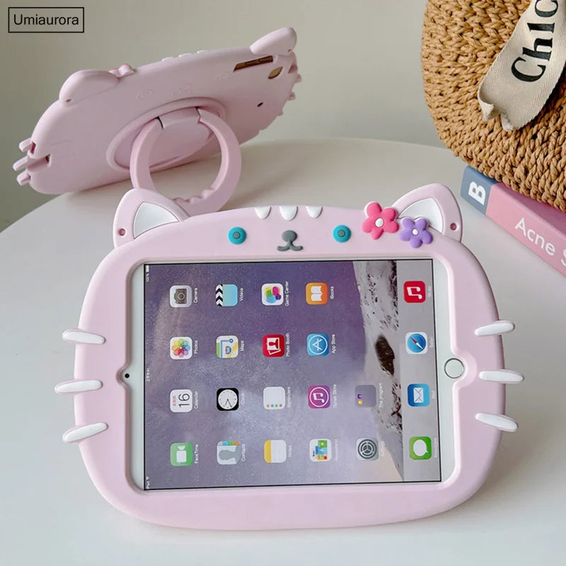 Cartoon Kids Cases For Huawei Matepad Pro 11 10.8 10.4 T10 T10S Mediapad T5 M5 Lite 8.0 10 10.1 Tablet Silicon Cover Stand Funda