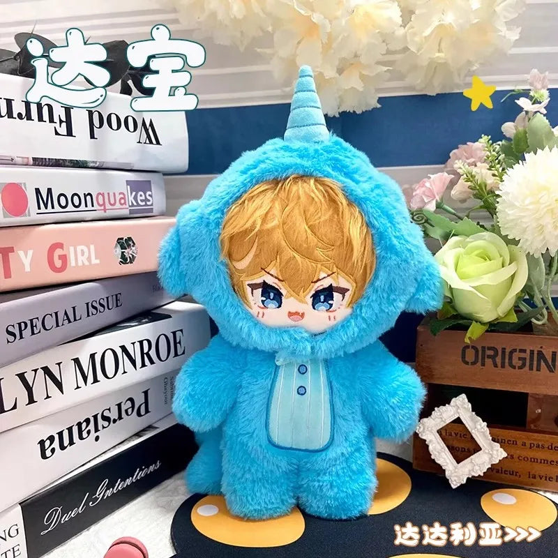Anime Genshin Impact Plush Wanderer Kinich Scaramouche Xiao Venti Cotton changing doll Stuffed Animals Kids toy gifts Clothing