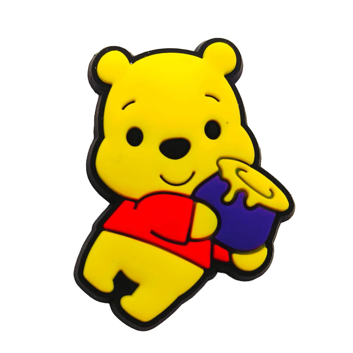 20pcs Hot Toys Disney Cartoon Winnie Pooh Shoe Charms for Shoes Decoration Accessories Classic Clog Sandal Buckle Kids Gifts