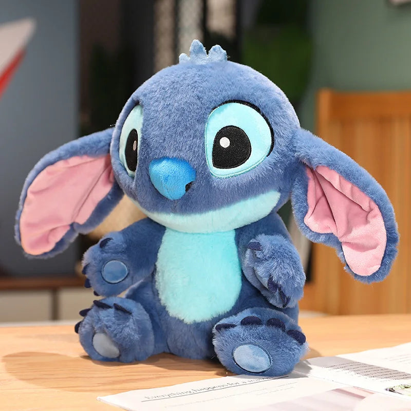 Cute Big Size Lilo & Stitch Couple Models Cartoon Stuffed Plush Anime Stitch Plush Toys Stitch Plushies Pillow Kids Xmas Gift