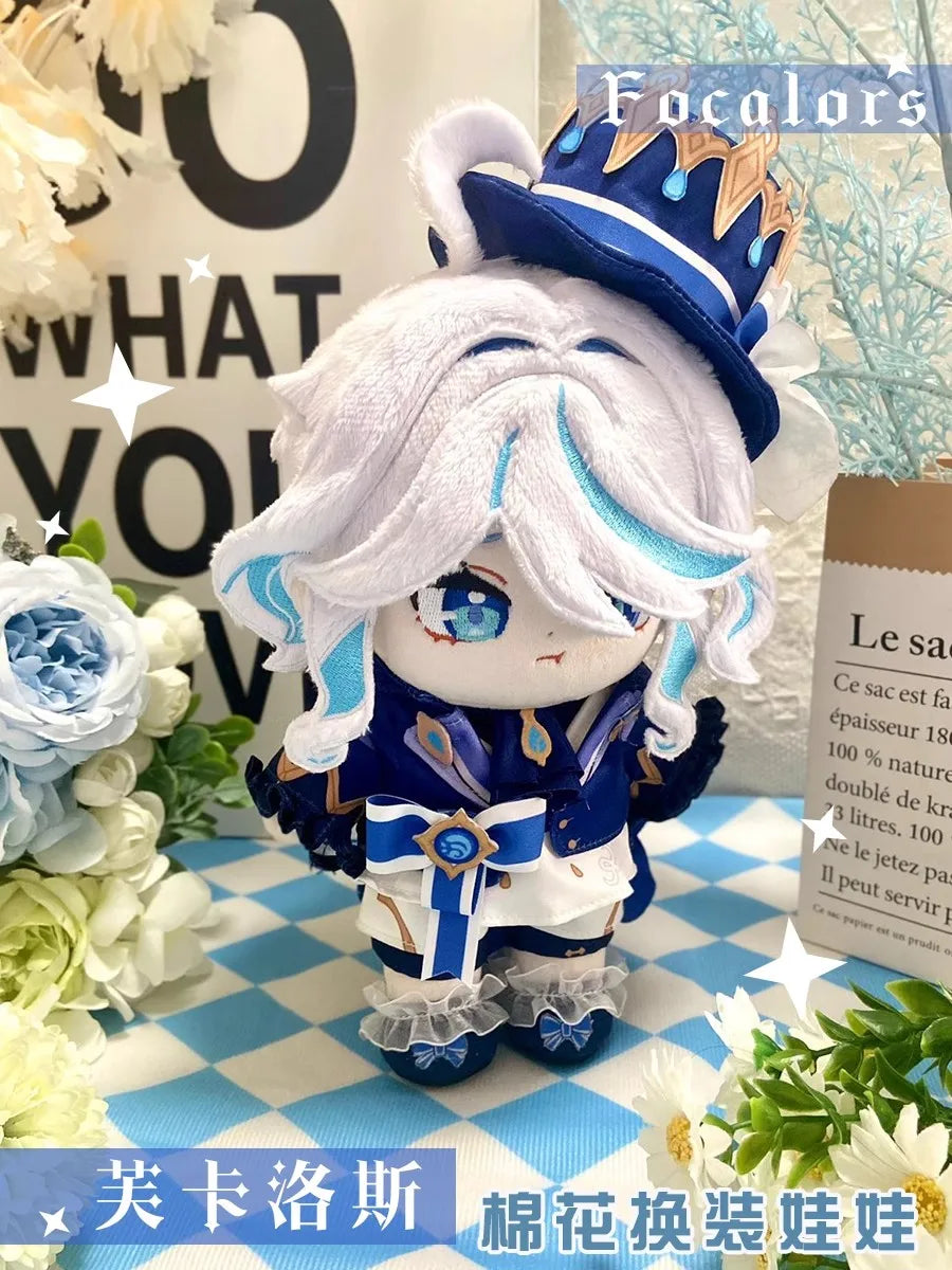 Anime Genshin Impact Plush Wanderer Kinich Scaramouche Xiao Venti Cotton changing doll Stuffed Animals Kids toy gifts Clothing