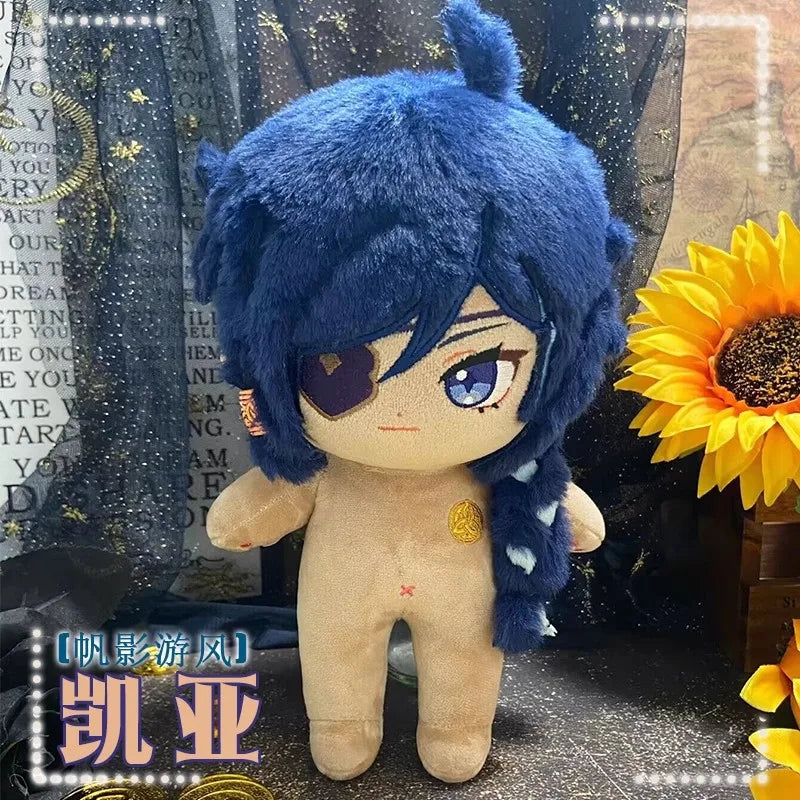 Anime Genshin Impact Plush Wanderer Kinich Scaramouche Xiao Venti Cotton changing doll Stuffed Animals Kids toy gifts Clothing