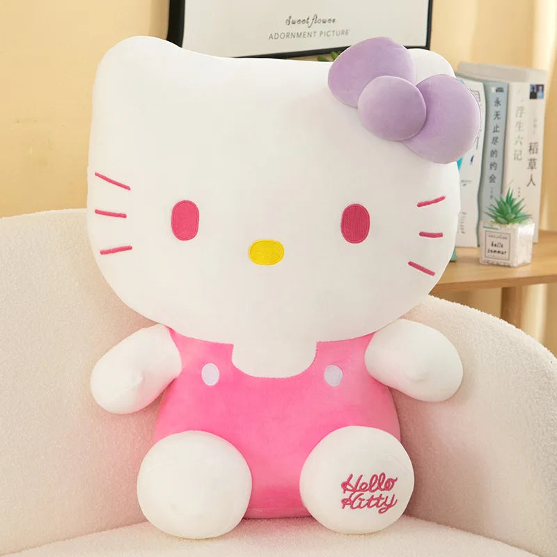 Sanrio Hello Kitty Baby Stuffed Toys Anime Plush Toys Throw Pillow Kids Car Decoration Doll Birthday Gifts For Girls Kids