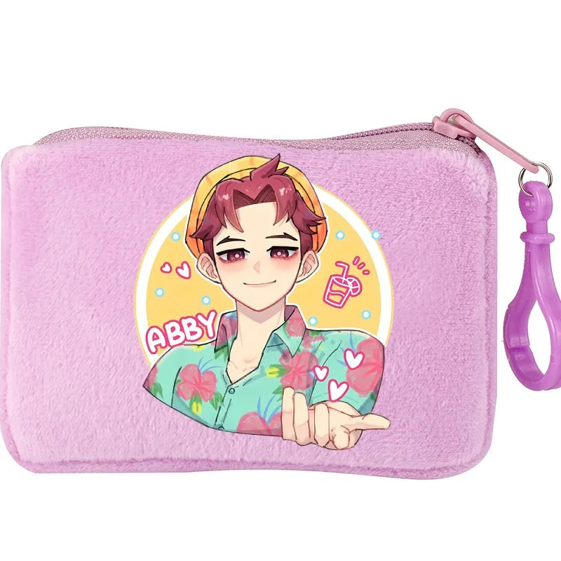 KPop Demon Hunters Party Favors Coin Purse Boy Cartoon Small Wallet Portable Cute Change Storage Bag Women Girl Birthday Gift