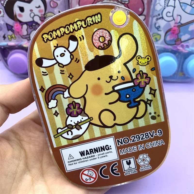 New Sanrio Kuromi Water Machine Big Ear Dog Kids Party Water Ring Toss Game Machine Throwing Circle Develop Focus Ability Toys