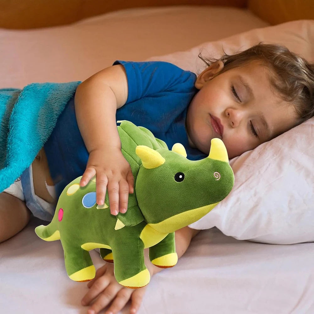 40cm/15.7in Dinosaur Doll Stuffed Toy Creative Soft Plush Stegosaurus Triceratops Plush Toy Kids Dinosaurs Toy Birthday Gifts