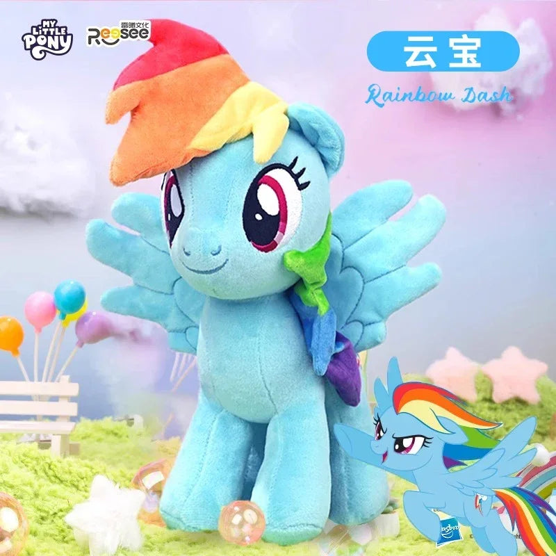 35/30CM My Little Pony Plush Toys Twilight Sparkle Pinkie Pie Fluttershy Rainbow Dash Soft Stuffed Unicorn Toys for Kids Gift