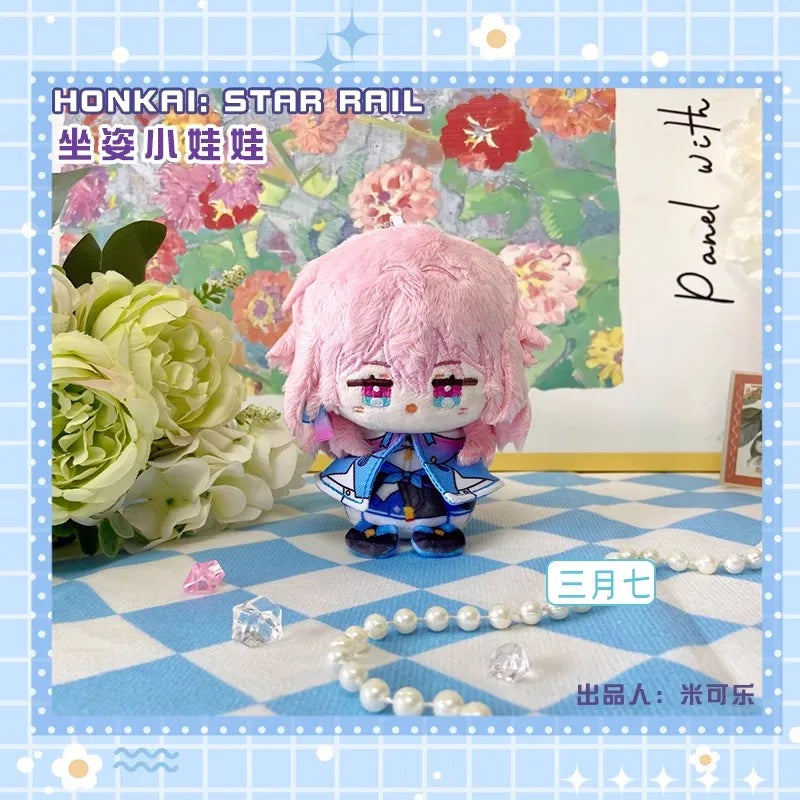 12cm Mini Anime Honkai: Star Rail Plush Doll Huohuo Serval Boothill Topaz Argenti Blade Jing Yuan Kafka boys girls gift Kids toy