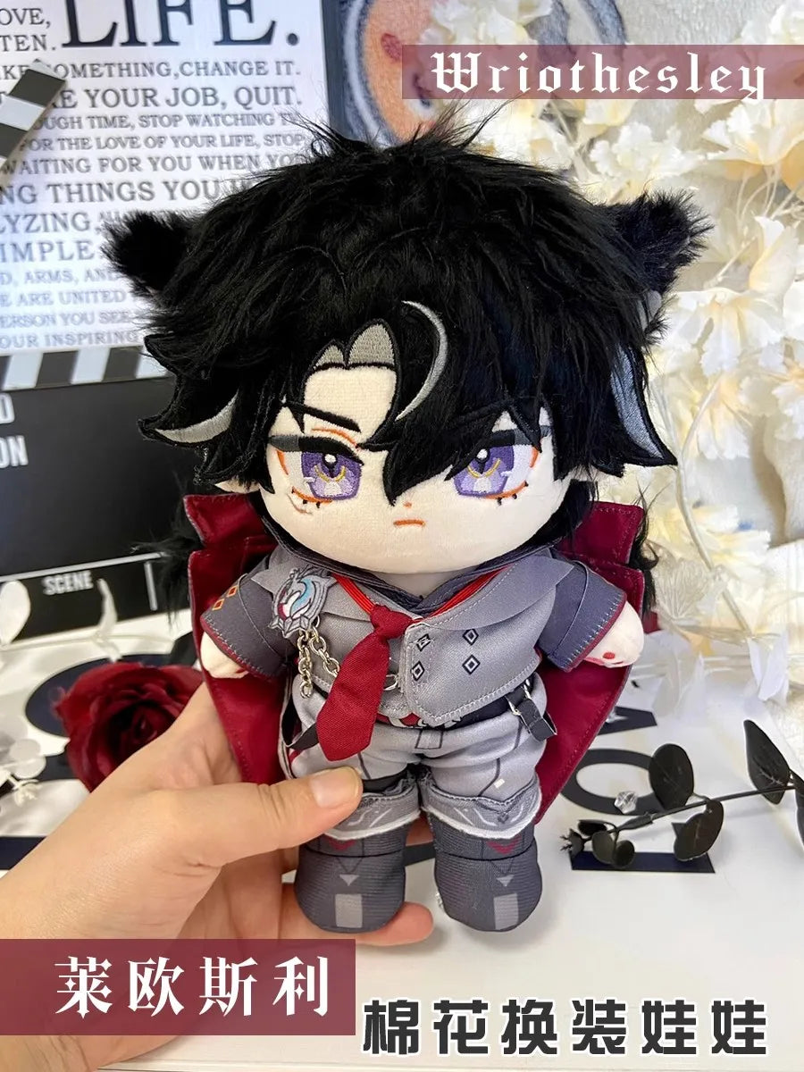 Anime Genshin Impact Plush Wanderer Kinich Scaramouche Xiao Venti Cotton changing doll Stuffed Animals Kids toy gifts Clothing