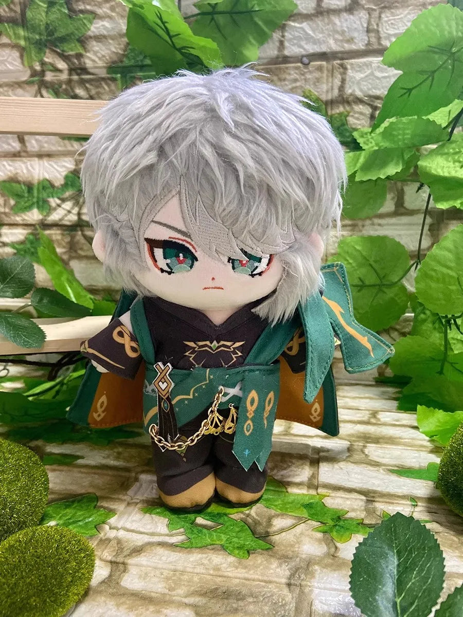 Anime Genshin Impact Plush Wanderer Kinich Scaramouche Xiao Venti Cotton changing doll Stuffed Animals Kids toy gifts Clothing