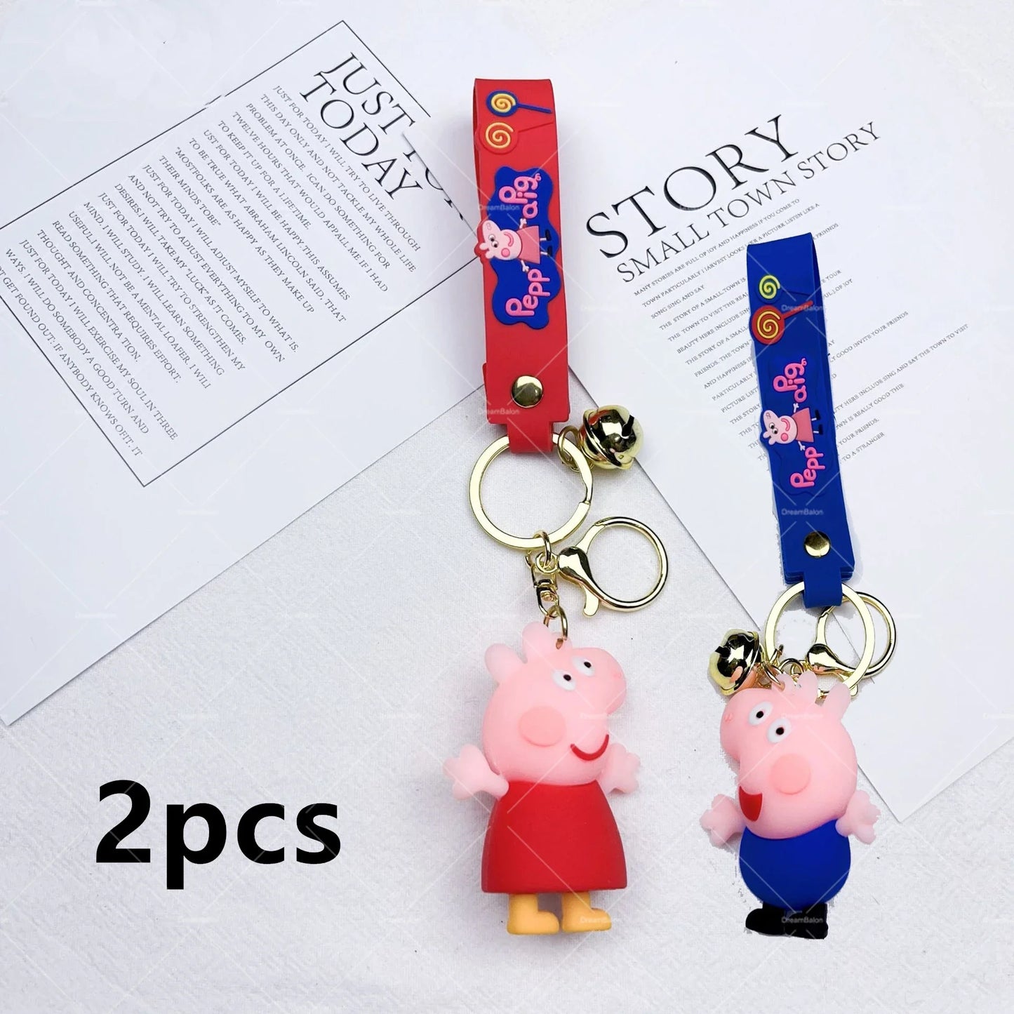Peppa Pig Balloons Family Pink George Rebecca Susy Ballons Happy Birthday Banner Party Decoration Kids Cake Topper Tableware Toy