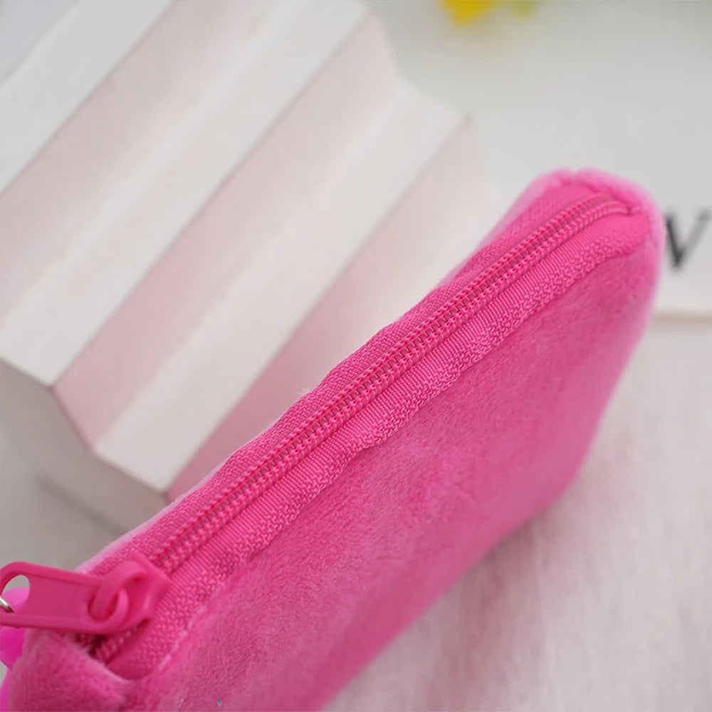 Cinnamoroll Badtz Maru Kuromi Plush Coin Purse Key Case Bag Kids Portable Mini Storage Bag Cute Gifts For Kids Clutch