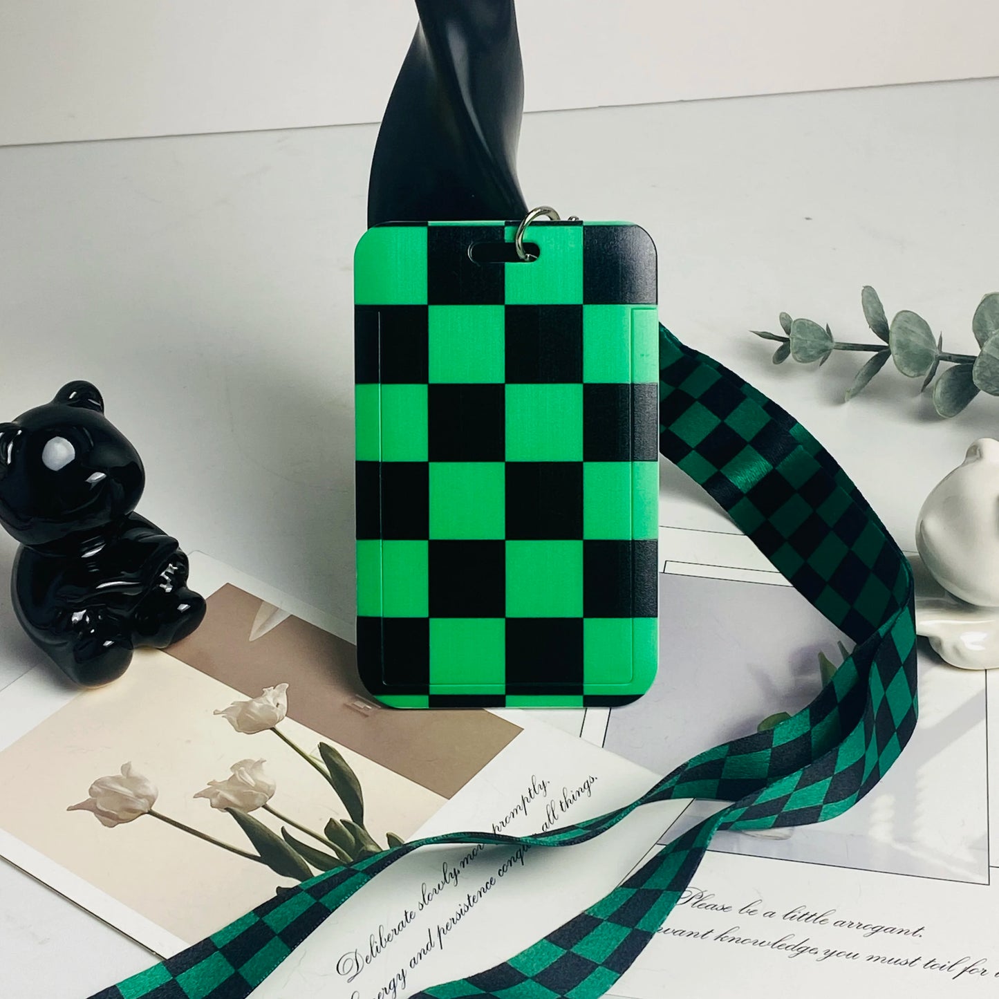 Anime Card Holder Neck Strap Lanyard Keychain ID Bus Credit Card Pass Hang Rope Lariat Keyrings Lanyard Accessories