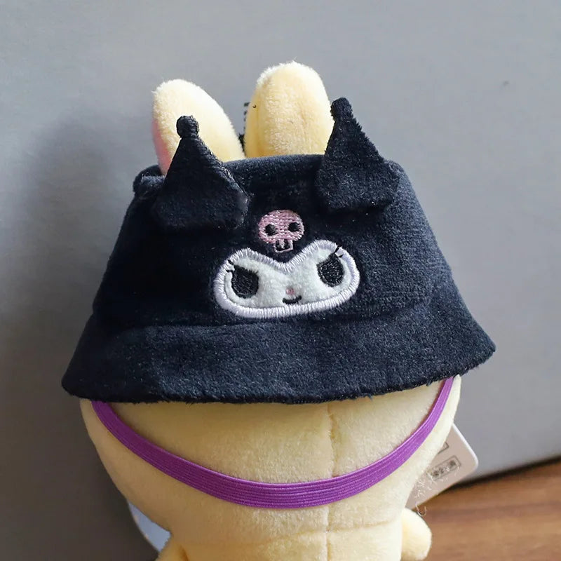 For 17cm Labubu Doll Clothes Cute Overalls Sanrio Hello Kitty Kuromi Cinnamoroll Clothes Doll Clothes for Dolls Kids Gifts