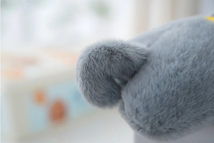 18cm Black and White Grey and PinkCat Plush Toy Grab Stuffed Animal Patung Dolls Children's Toys Gifts Gift Toys for Kids Girl