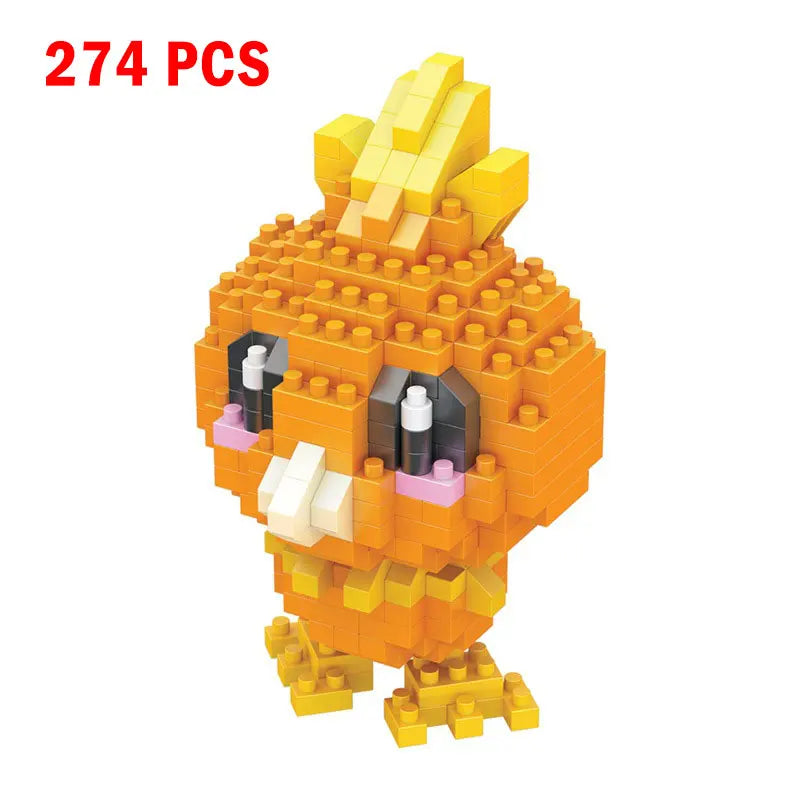 Pokemon Small Building Pokemon Nanoblock Cartoon Pikachu Animal Model Education Game Graphics Pokemon Toys For Kids Birthday