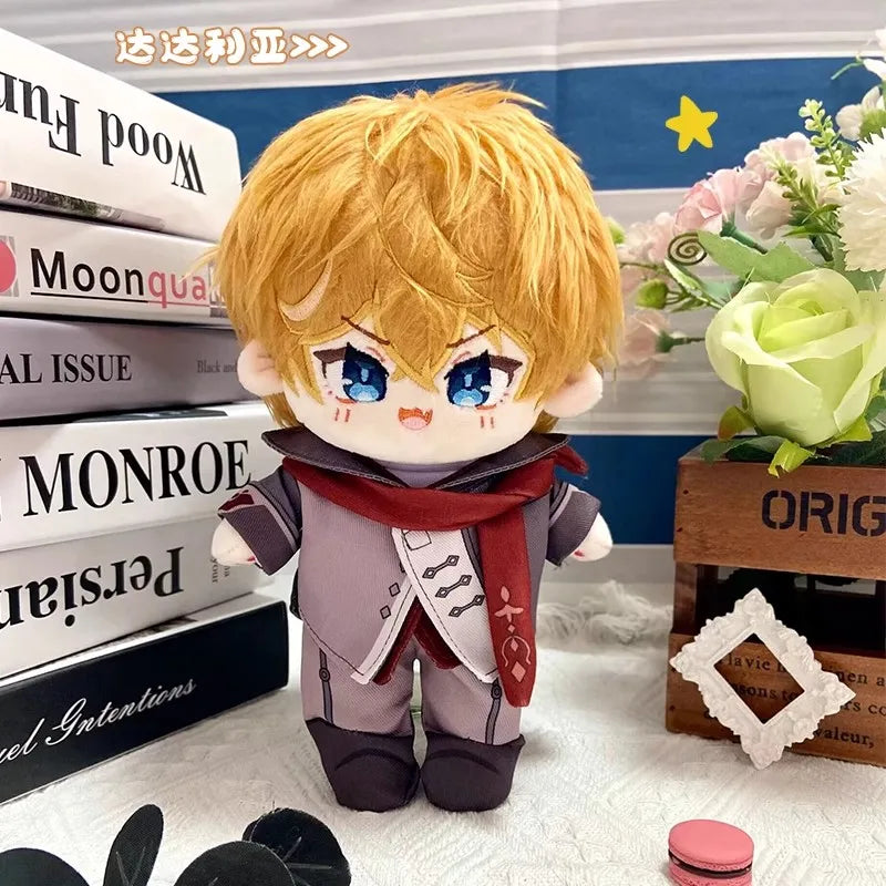 Anime Genshin Impact Plush Wanderer Kinich Scaramouche Xiao Venti Cotton changing doll Stuffed Animals Kids toy gifts Clothing