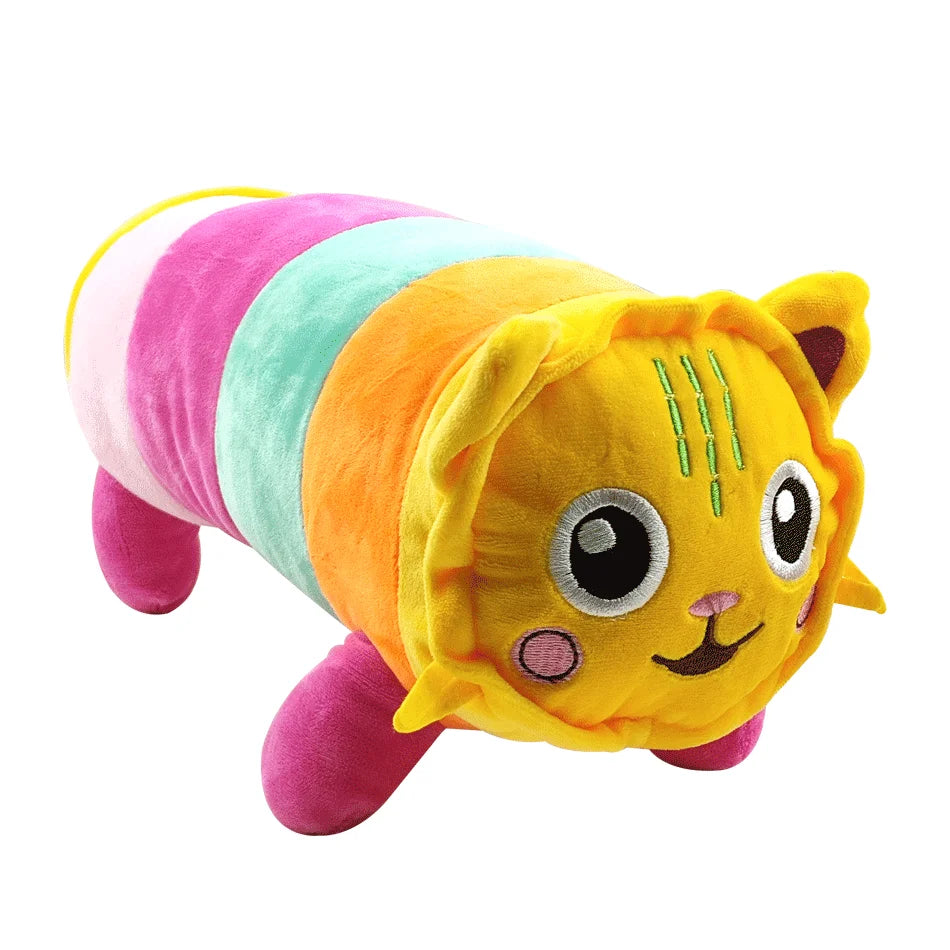 New Gabbys Dollhouse Plush Toy Mercat Cartoon Stuffed Animals Smiling Cat Car Cat Hug Gabys Girl Dolls Kids Birthday Gifts