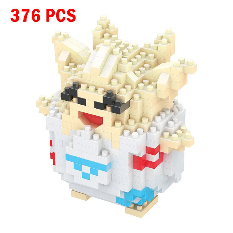 Pokemon Small Building Pokemon Nanoblock Cartoon Pikachu Animal Model Education Game Graphics Pokemon Toys For Kids Birthday