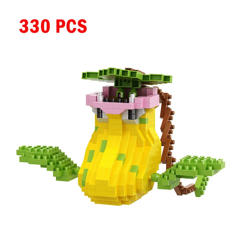 Pokemon Small Building Pokemon Nanoblock Cartoon Pikachu Animal Model Education Game Graphics Pokemon Toys For Kids Birthday
