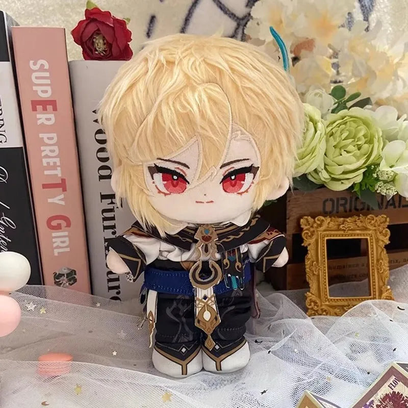 Anime Genshin Impact Plush Wanderer Kinich Scaramouche Xiao Venti Cotton changing doll Stuffed Animals Kids toy gifts Clothing