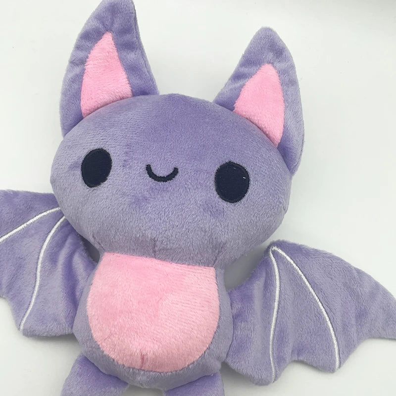TreasuringU Halloween Kawaii Bat Plush Toys with Slippers Cute Plushie Dolls Cartoon Funny Ghost Toys Kids Birthday Gift