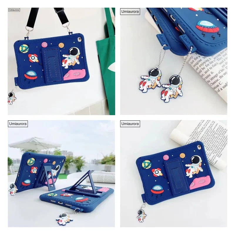 Cartoon Kids Cases For Huawei Matepad Pro 11 10.8 10.4 T10 T10S Mediapad T5 M5 Lite 8.0 10 10.1 Tablet Silicon Cover Stand Funda