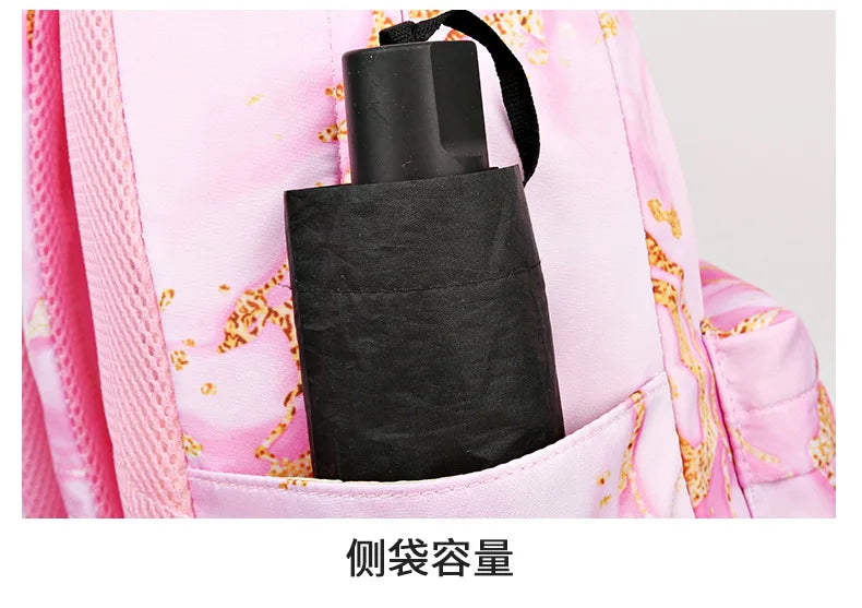 3pcs Movie Kpop Demon Hunters Backpack Lunch Bag Pencil Case Set Student Anime Fashion Schoolbag Pen Case Bento Pouch Suit Gifts