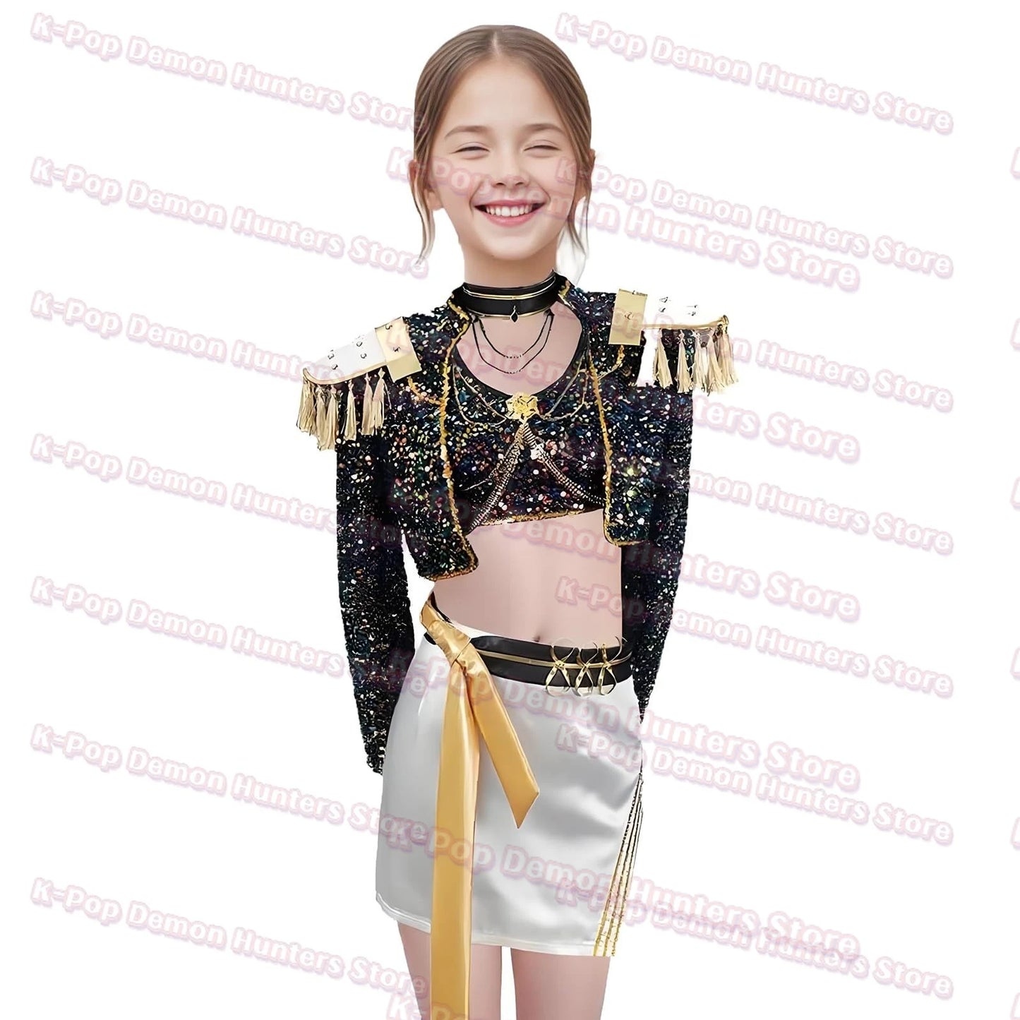 KPop Zoey Cosplay Costume Wig Shoes Black Coat Singing Suit Song-Promotion Costume Women Halloween Party Role Playing Outfit